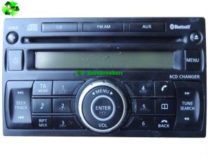 Nissan Qashqai Radio Stereo CD Player Bluetooth 28184-JD45A Genuine 2007-2013