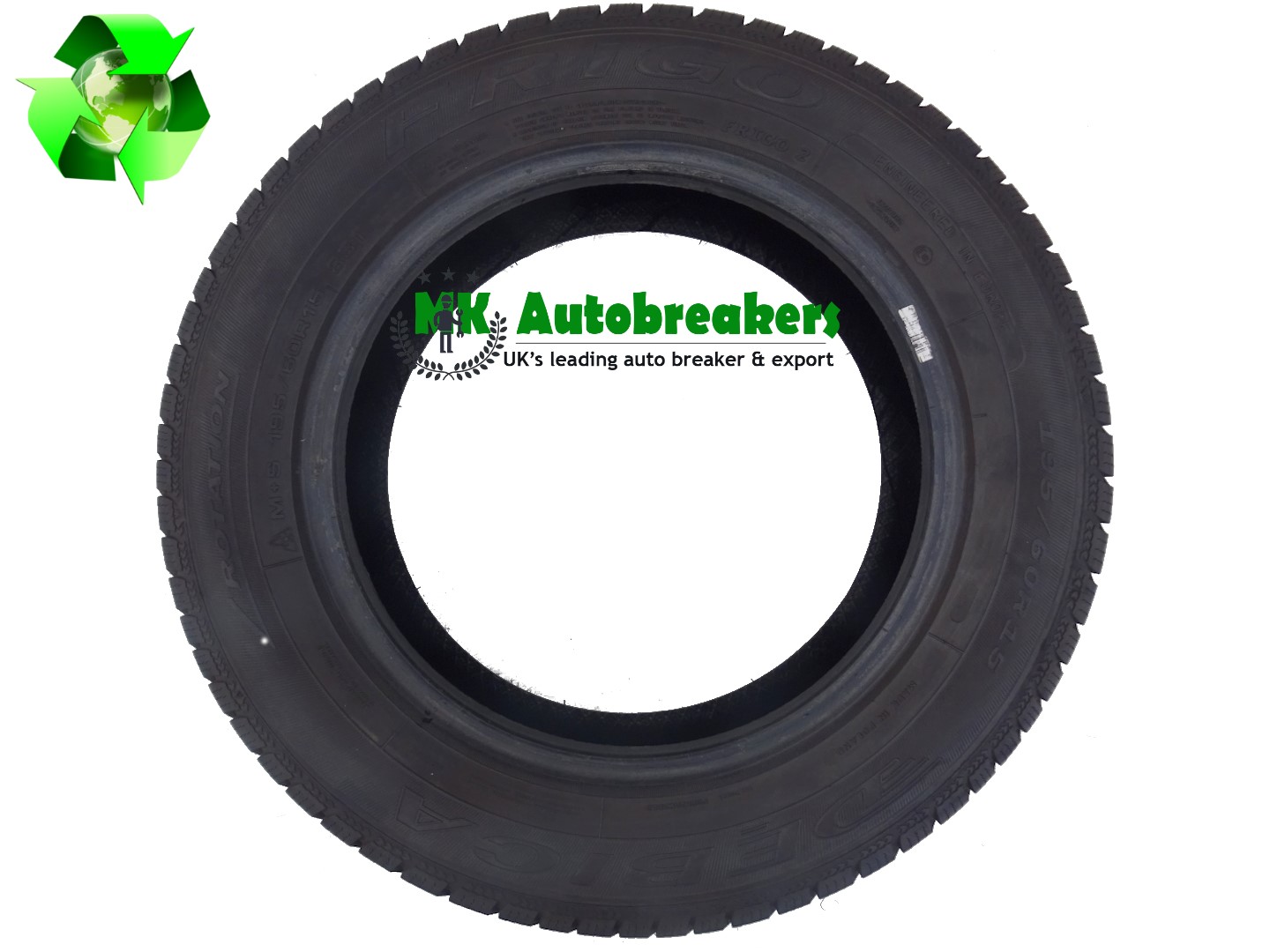 195 60 15 Debica 88T ( Frigo) 4.9 MM Thread Depth - Image 2