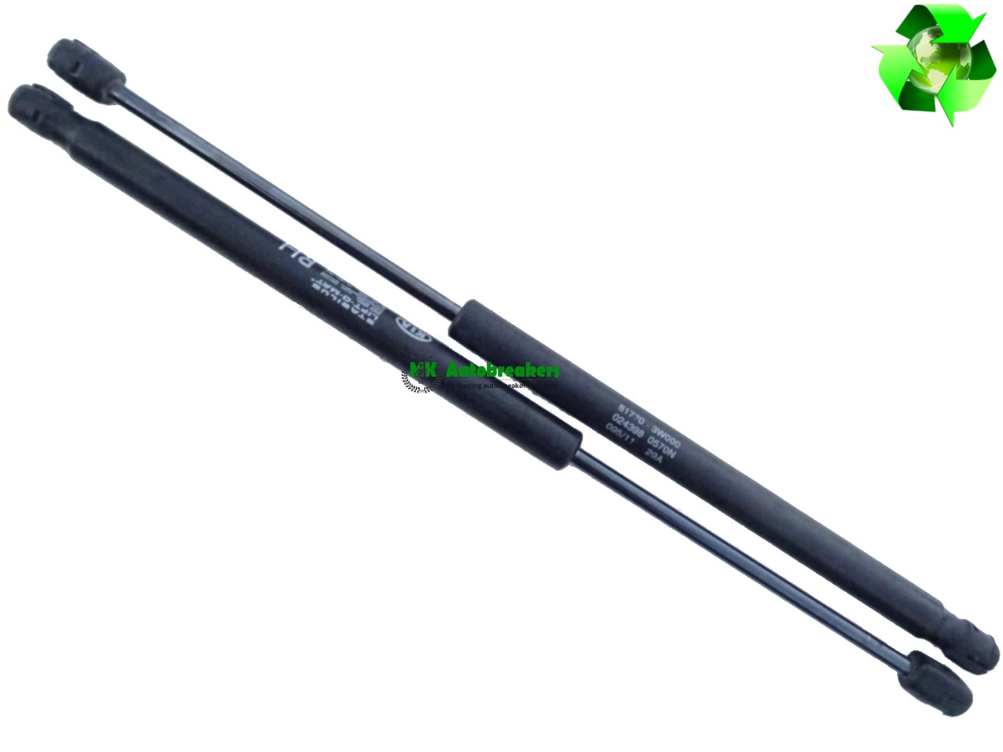 Kia Sportage Tailgate Gas Spring Strut Pair 81780-3W000 Genuine 2012