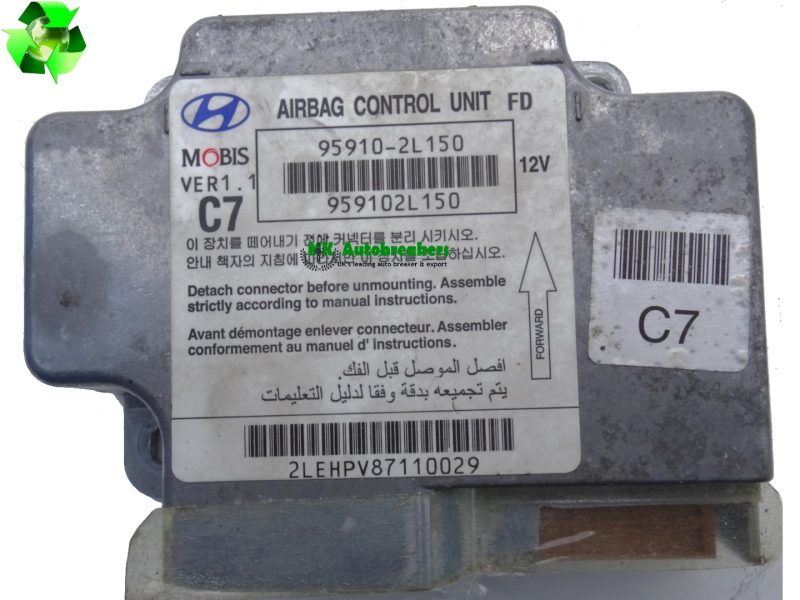 Hyundai I30 Airbag Control Module 95910-2L150 Genuine 2010
