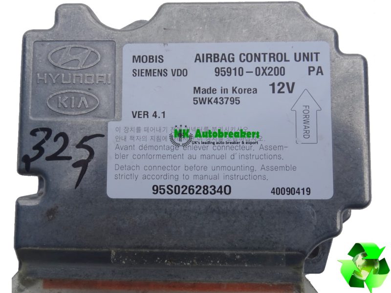 Hyundai i10 airbag control module ecu 95910-0x200 genuine 2010