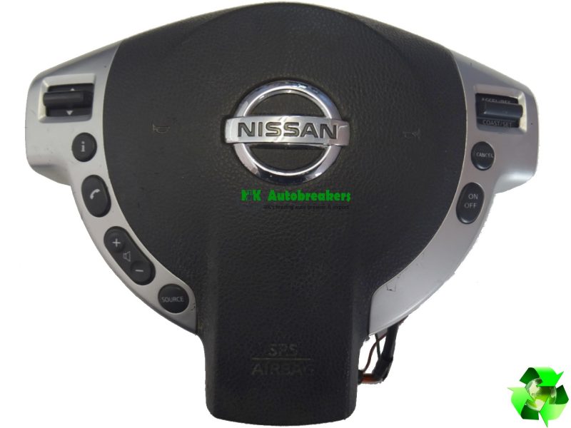 Nissan Qashqai Steering Wheel Airbag 98510JD16D Genuine 2009