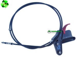Fiat 500 Bonnet Release Cable Lever 52104337 Genuine 2008-2018