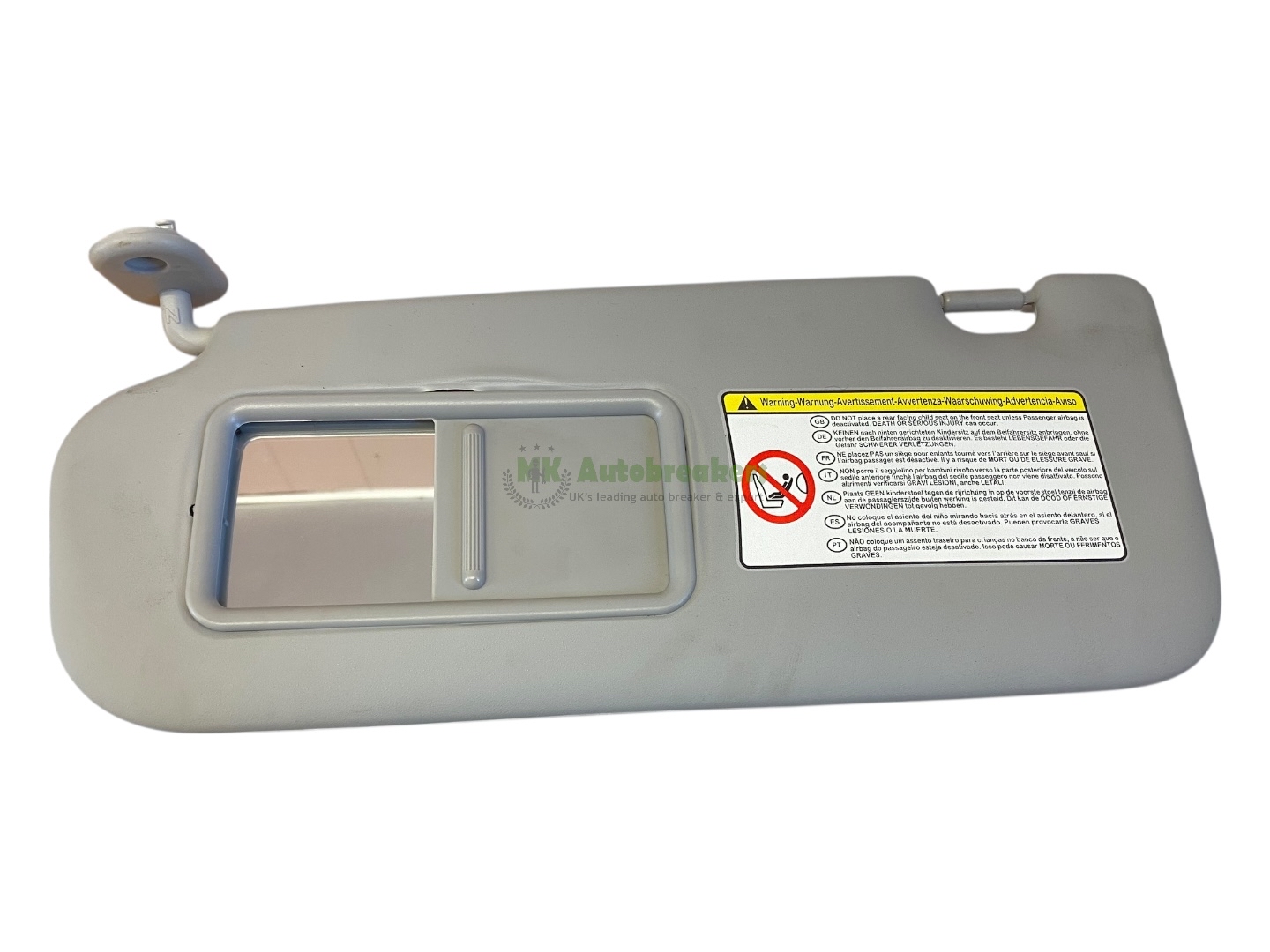 Hyundai i20 Sun Visor Left 852101J020OM Genuine 2008-2013