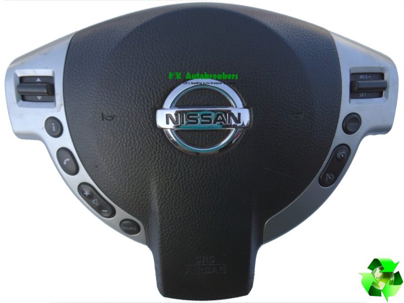 Nissan Qashqai Driver Steering Wheel Airbag 98510BR26D Genuine 2010-2013