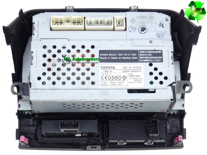 Toyota Prius Multifunction Display Screen 86110-47070 Genuine 2008