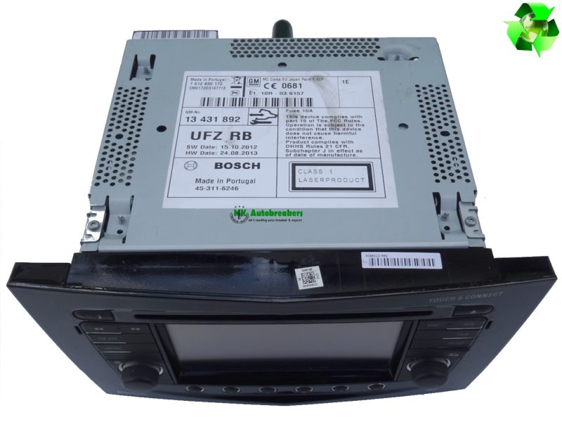 Vauxhall Corsa Radio CD Player Multimedia 13431892 Genuine 2011-2013