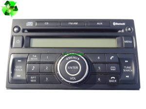 Nissan Qashqai Radio Stereo CD Player Bluetooth 28185-JD05A Genuine 2007-2013
