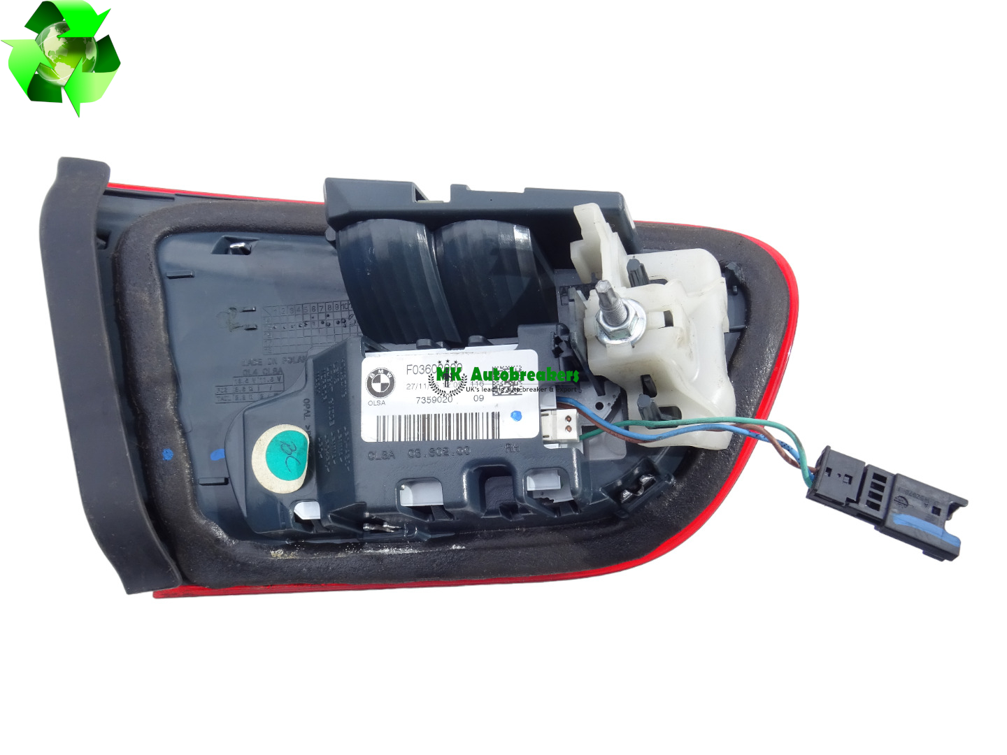 BMW 1 Series F20 Inner Tailgate Light Right 7359020 Genuine 2016