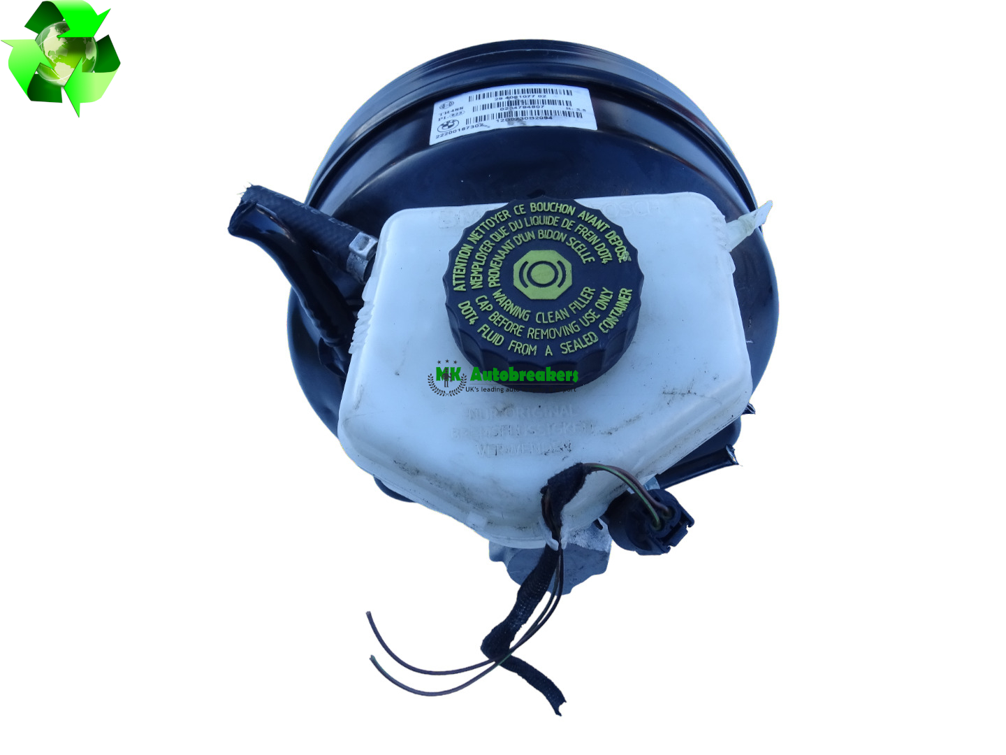 BMW 3 Series F30 Brake Servo Master Cylinder 6858113 Genuine 2015