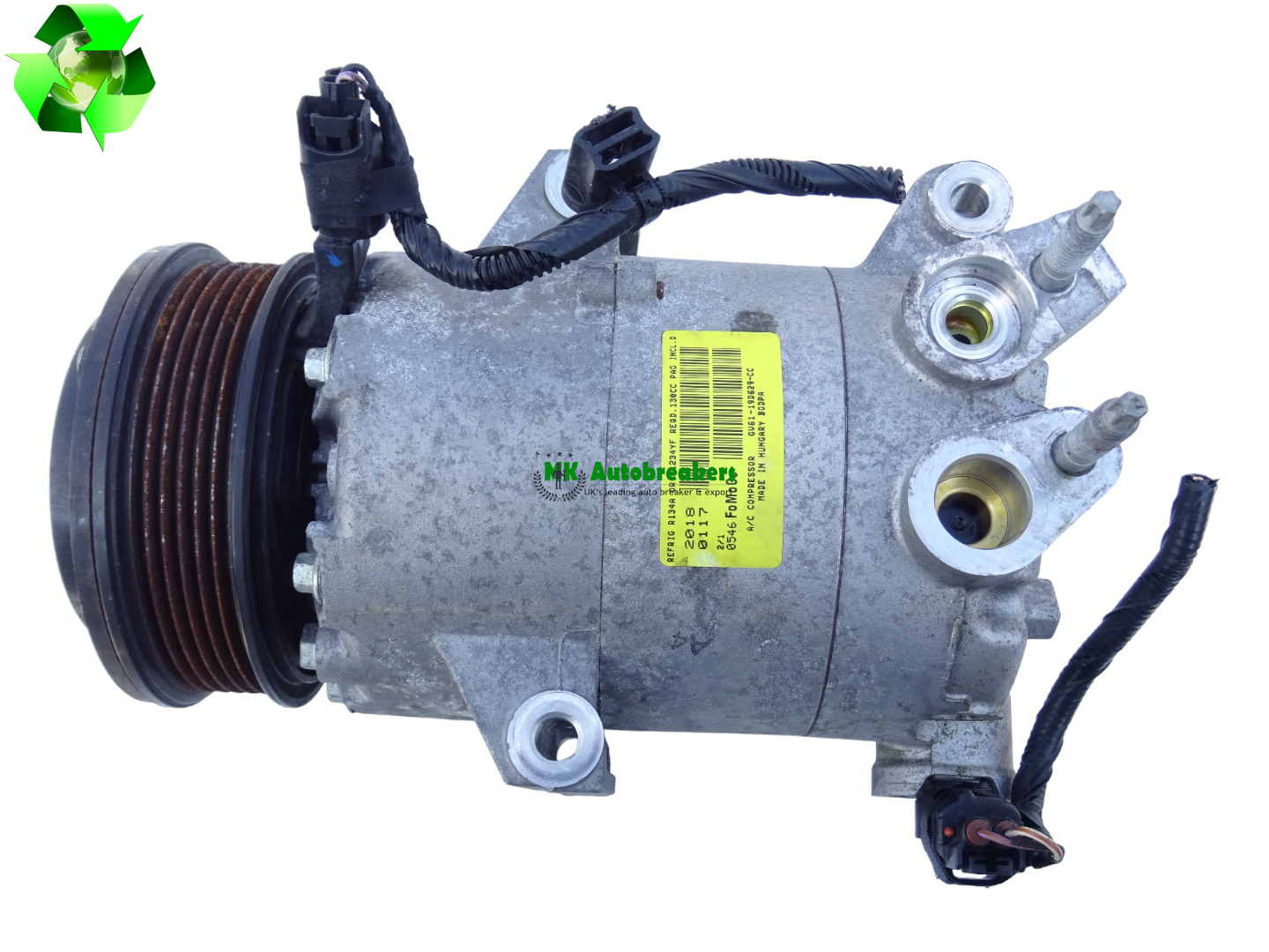 Ford Kuga 1.5 A/C Compressor Pump GV61-19D629-CC 2015362 Genuine 2019