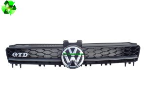 Volkswagen VW Golf 7 Front Bumper Grille 5G0853651AK Genuine 2017