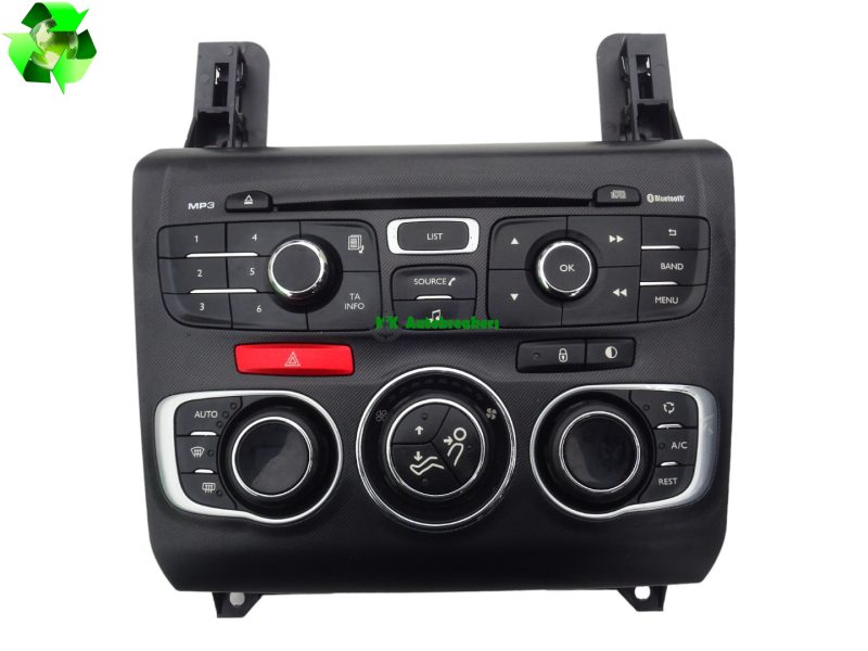 Citroen DS4 Radio Stereo Air Con Heater Control Panel 98040784XX Genuine 2013