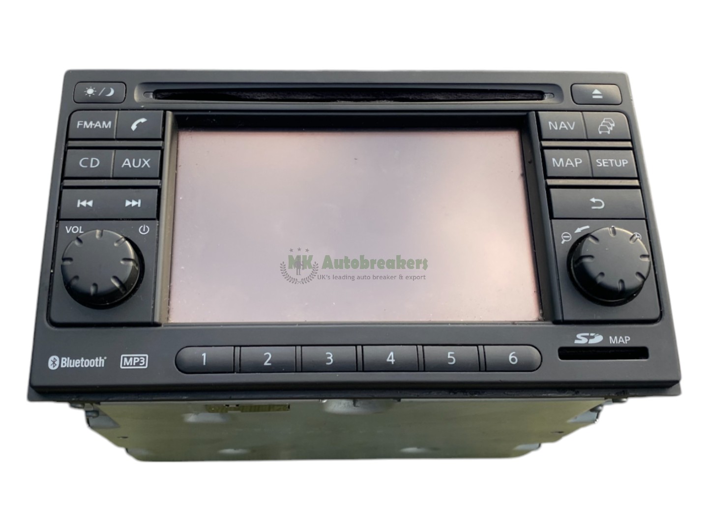 Nissan Qashqai Radio Stereo CD Player Sat Nav 25915BH30E Genuine 2012