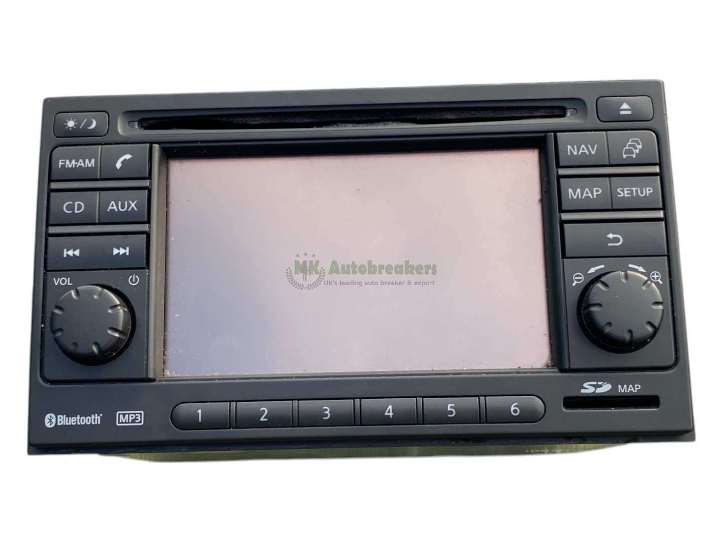 Nissan Qashqai Radio Stereo CD Player Sat Nav 25915BH30E Genuine 2012
