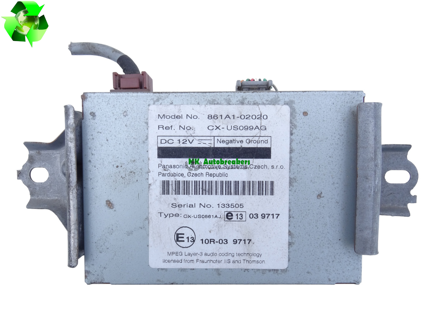 Toyota Verso Multimedia Control Unit 861A102020 ECU Genuine 2010-2014