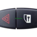 BMW 6 Series E63 Hazard Warning Central Lock Switch 6919506 Genuine 2008