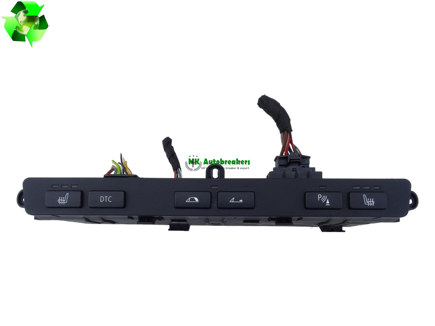 BMW 6 Series Heated Seat PDC Switch Panel 9169124 Genuine 2008 (1)