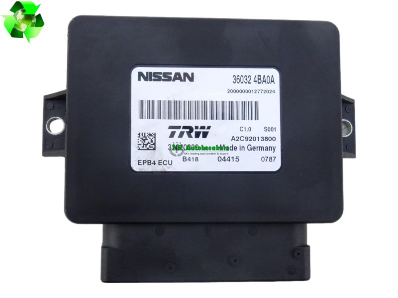 Nissan x-trail parking brake control module 360324ba0a genuine 2017