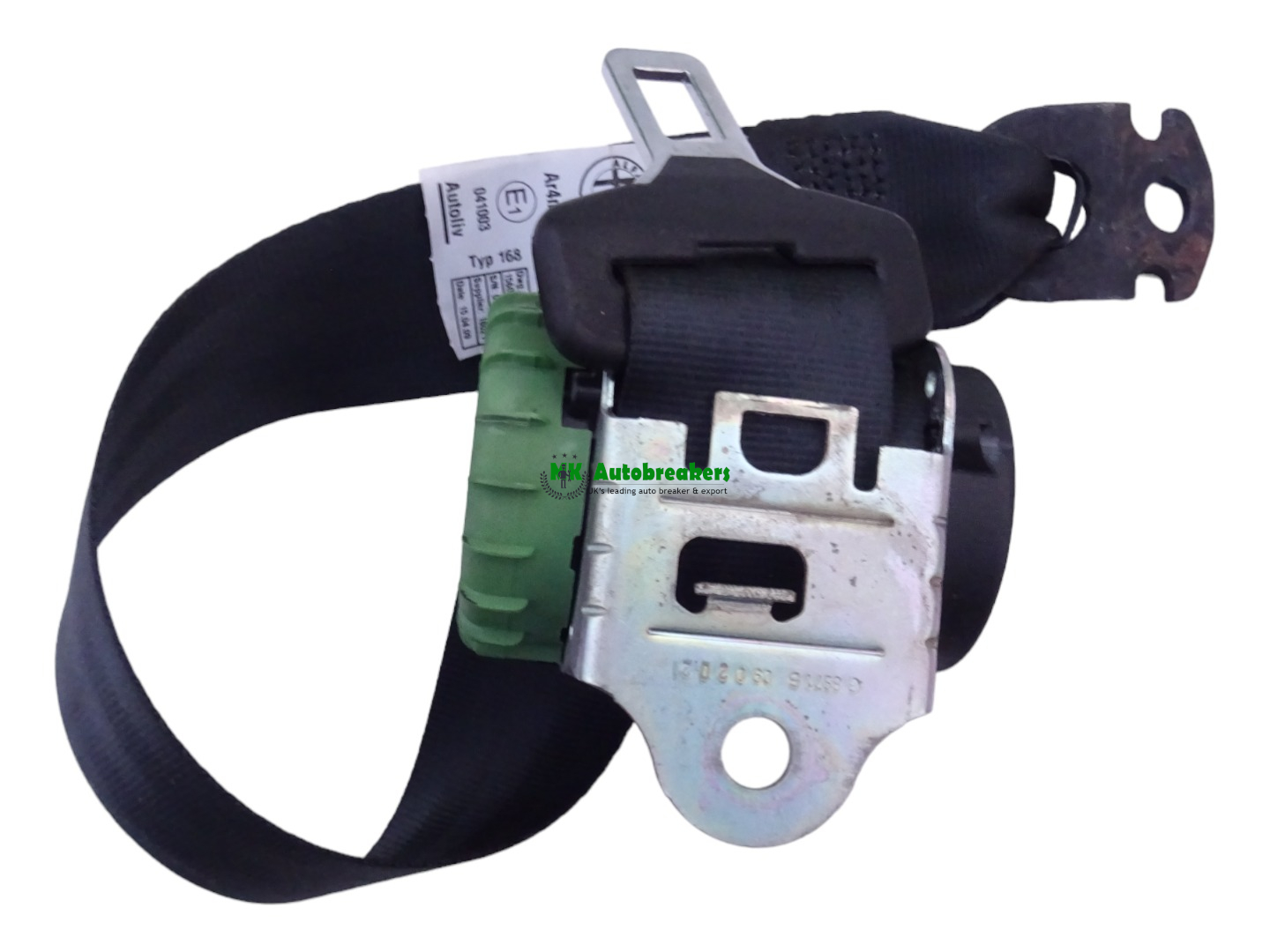 Alfa Romeo Mito Seatbelt 615904200 Rear Right Genuine 2009-2016