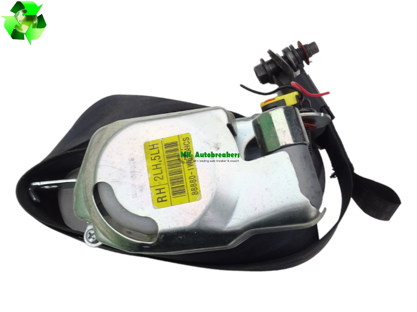 Kia Rio Seatbelt 888801W600 Front Right Genuine 2012-2017