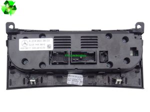 Mercedes C-Class A/C Heater Control Panel A2049003803 Genuine 2012