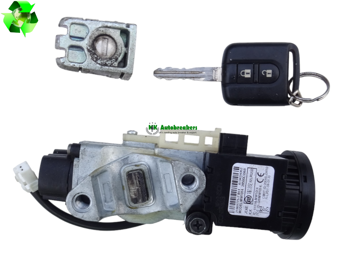 Nissan Qashqai Engine Control Unit Kit 23710BB27C Genuine 2013 (3)