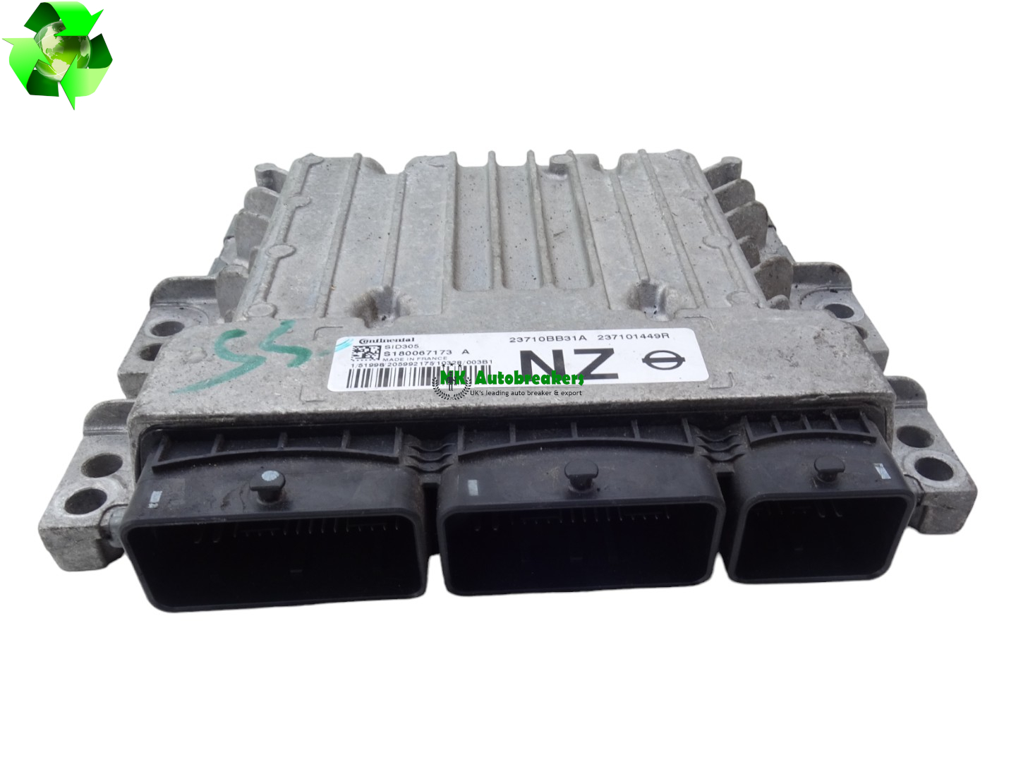 Nissan Qashqai Engine Control Unit 23710BB31A Genuine 2012