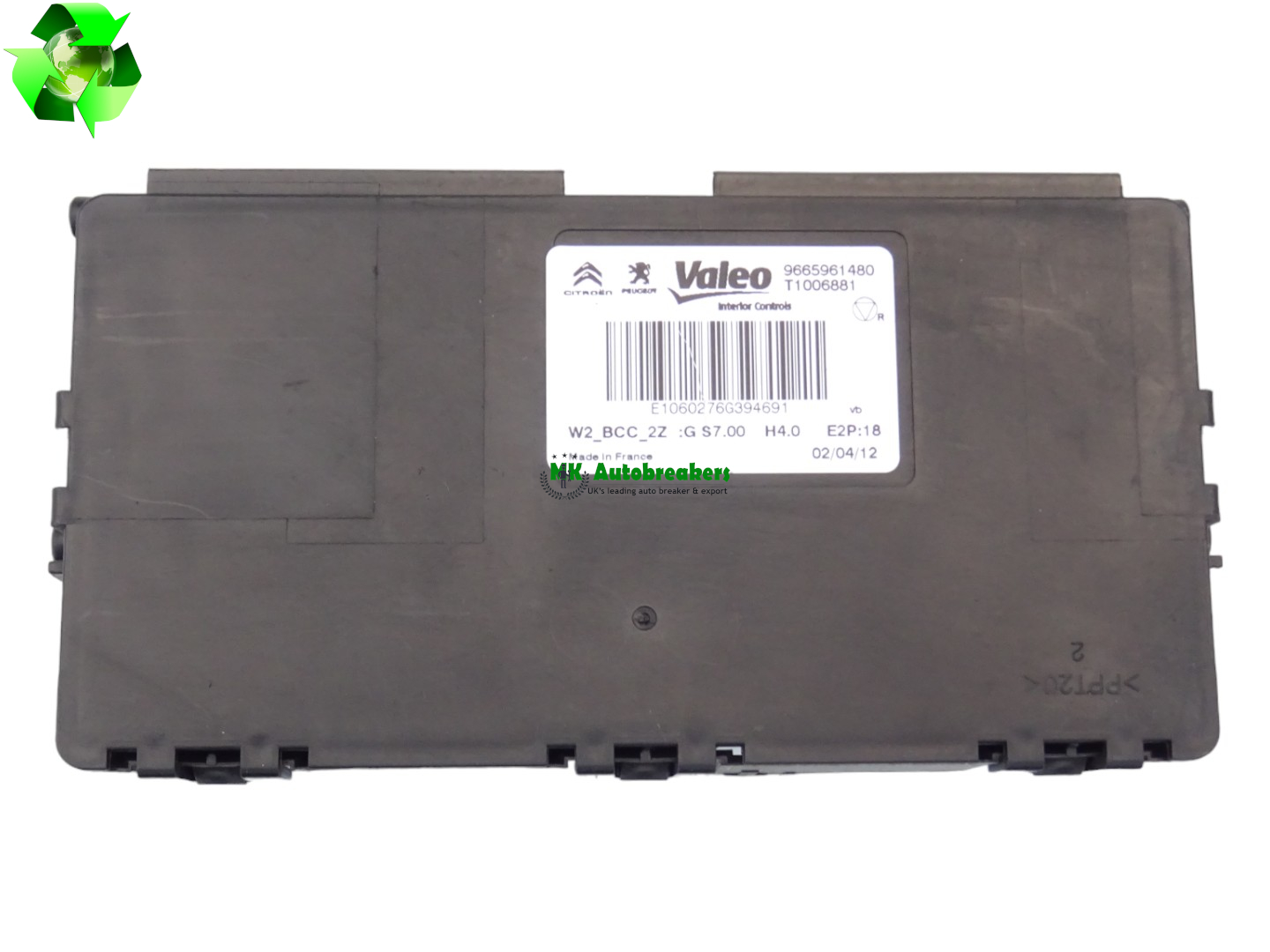 Peugeot 508 Heater Comfort Control Module 9665961480 Genuine 2014