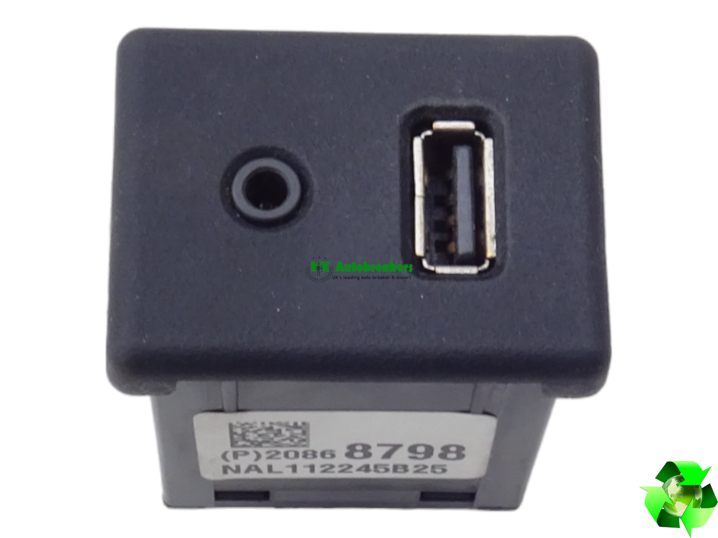 Prise AUX + USB Pour Opel Insignia / Zafira C - Compatible Numéros OEM 20868796 26206247 - Console Centrale - 12V - En ABS Noir