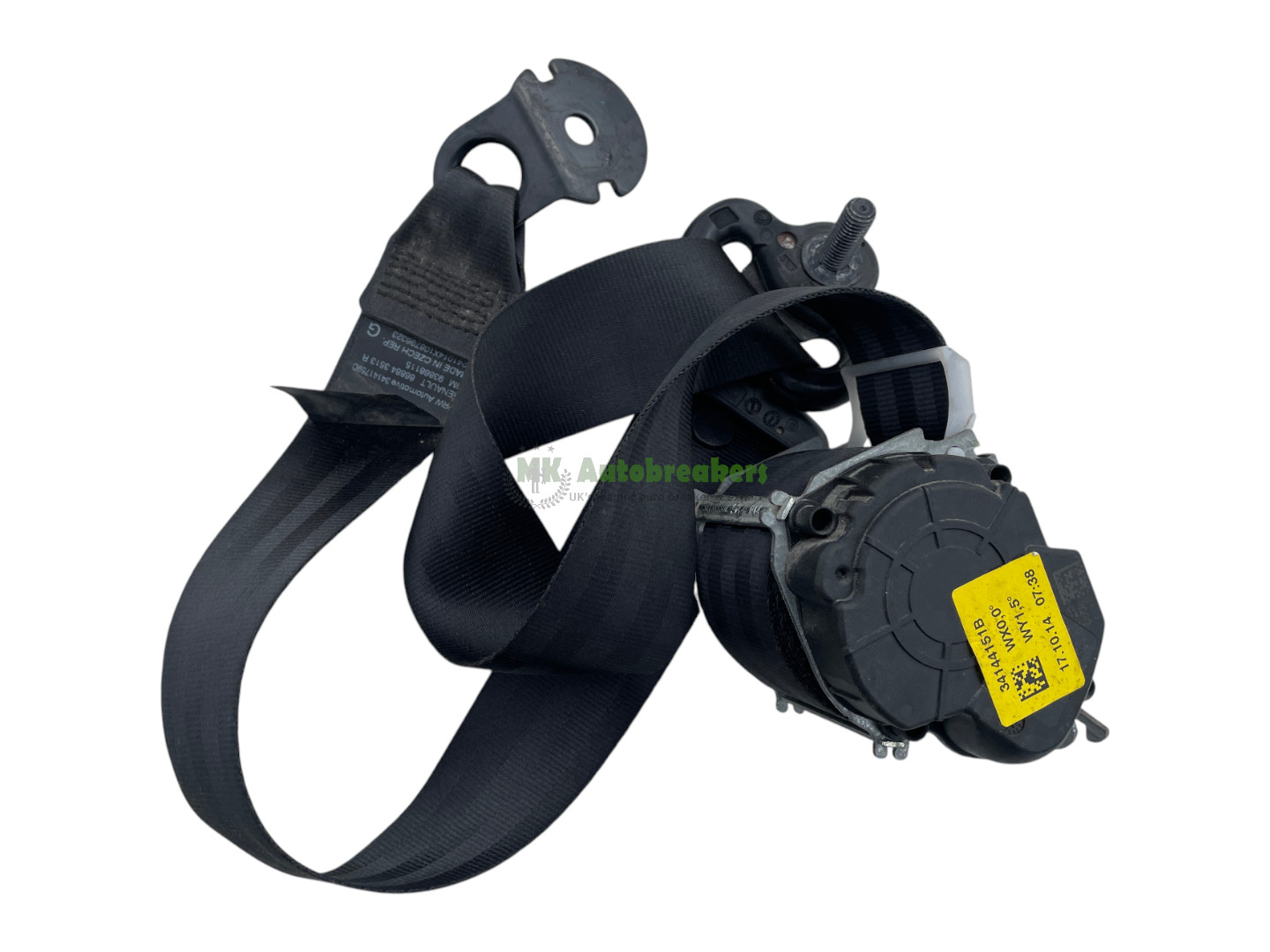 Renault Trafic Seatbelt 868843513R Front Left Genuine 2017