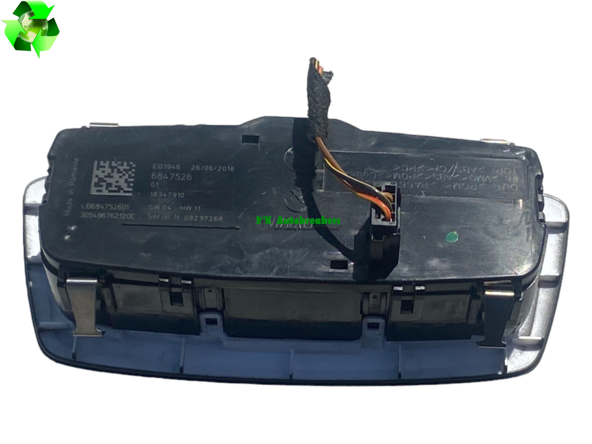 BMW 1 Series F20 Headlight Switch Panel 6847526 Genuine 2017 (1)