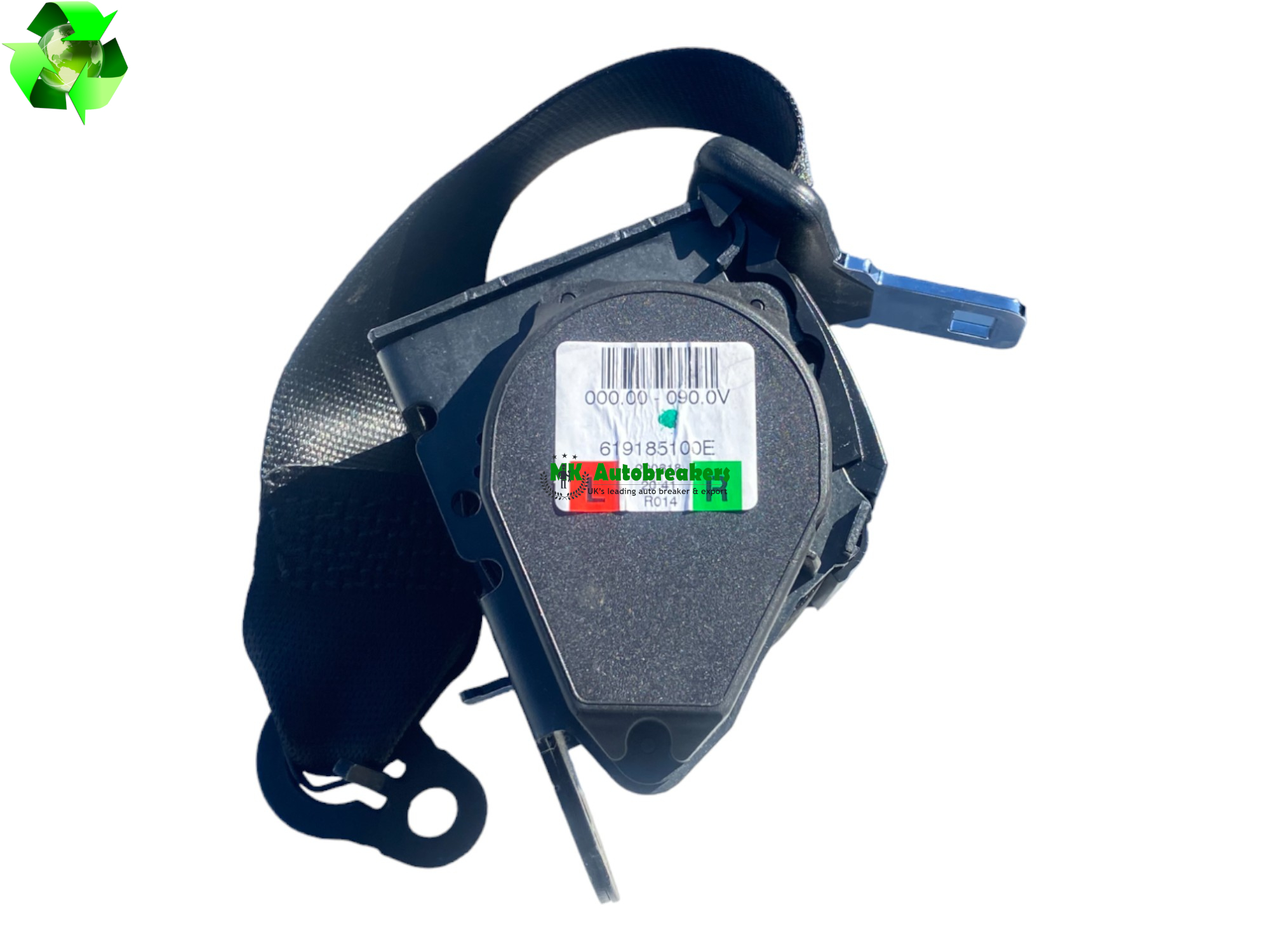 BMW 1 Series F20 Seatbelt 7243309 Rear Left Genuine 2017 (1)