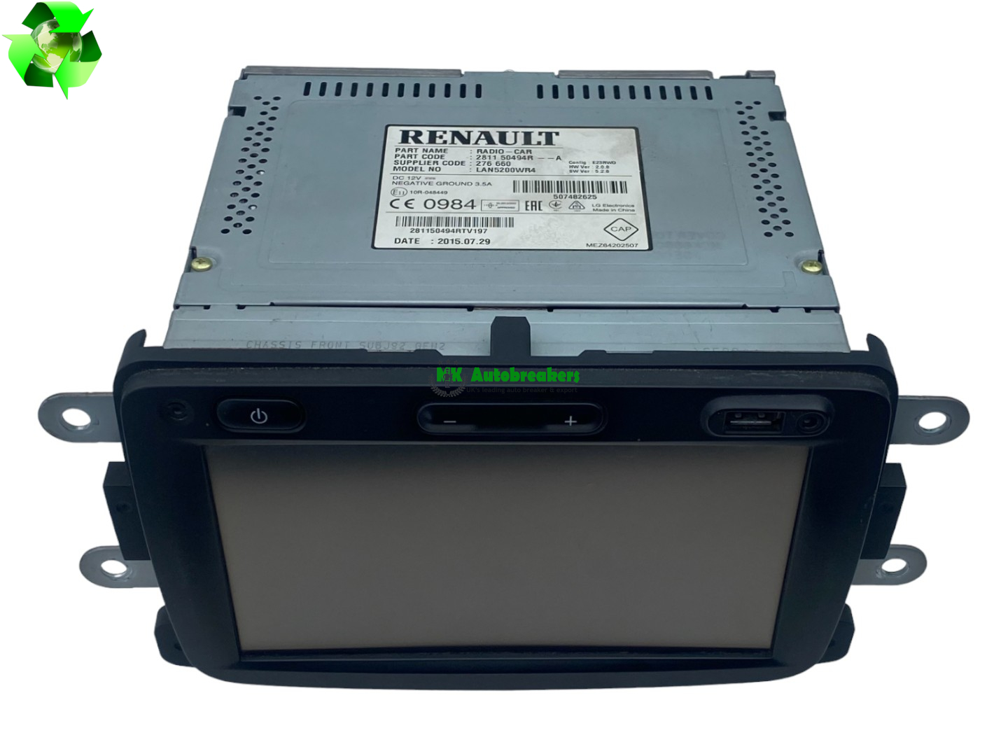 Vauxhall Vivaro Radio Stereo Head Unit 281150494R Genuine 2016