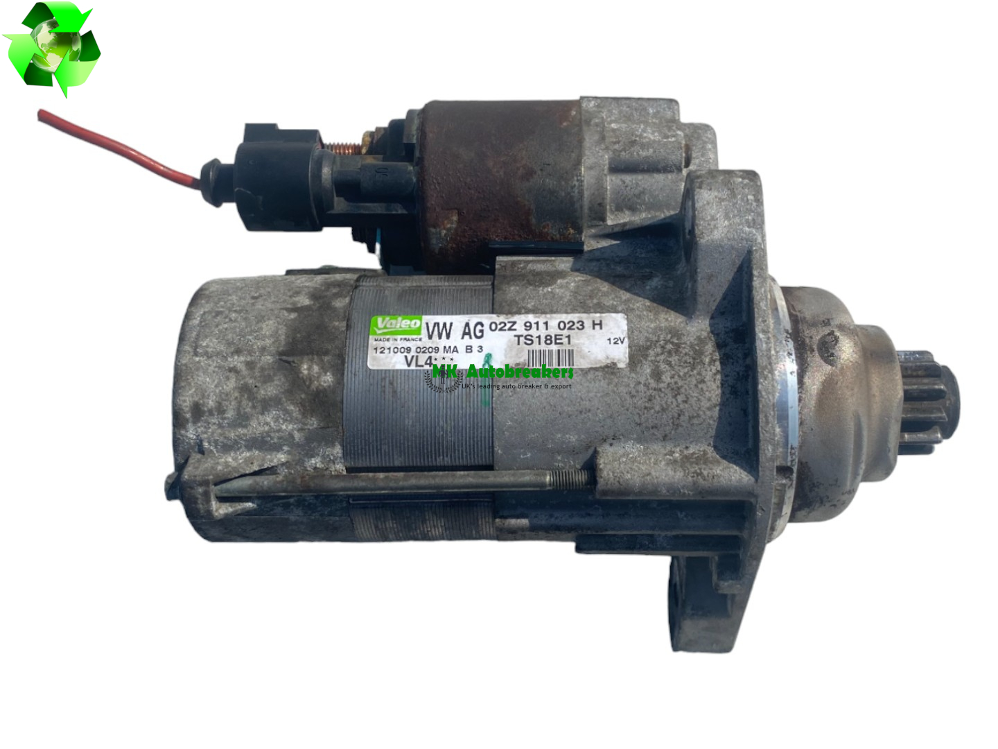 Volkswagen Caddy Starter Motor 02Z911023H Genuine 2010