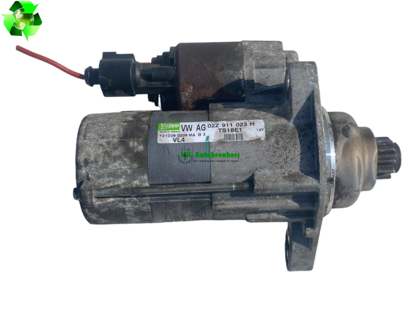 Volkswagen Caddy Starter Motor 02Z911023H Genuine 2010