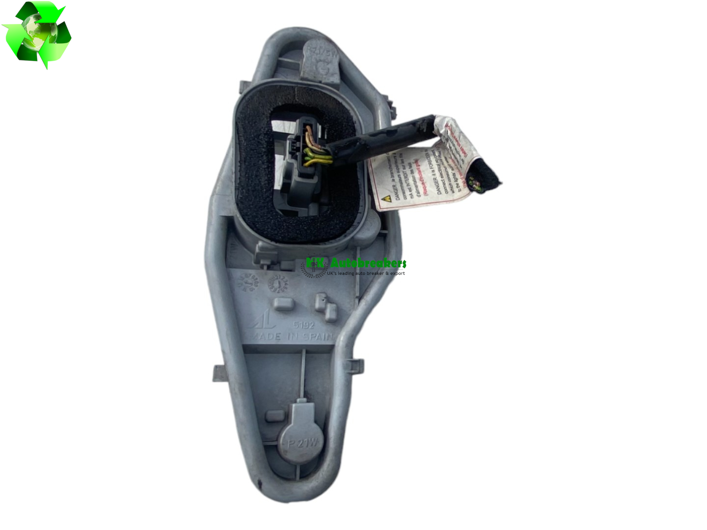 Citroen Berlingo Rear Light Bulb Holder 9677205580 Left Genuine 2015