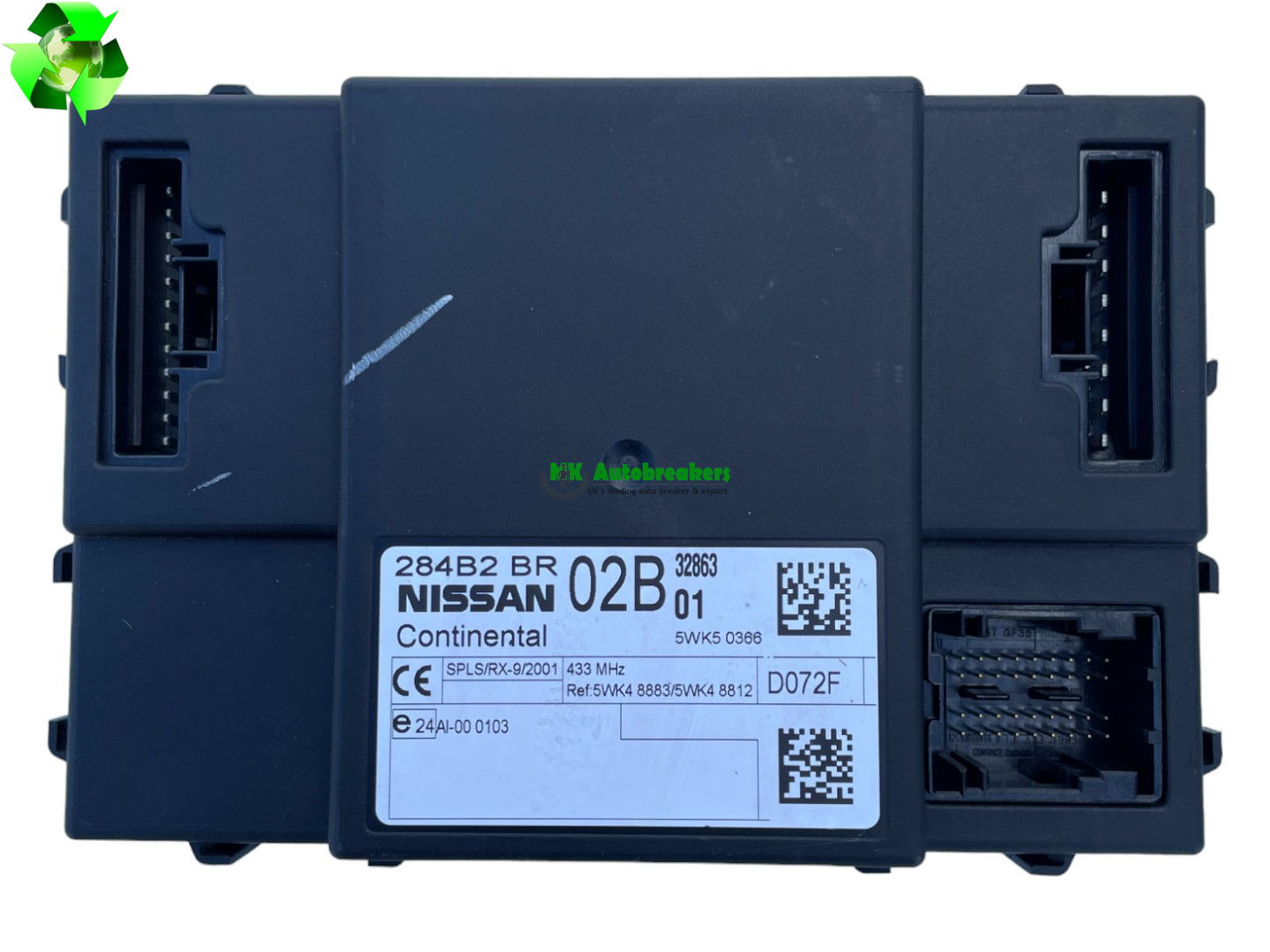 Nissan Qashqai Body Control Module 284B2BR02B Genuine 2013