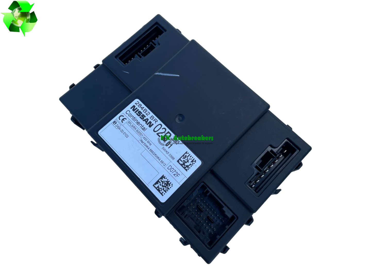 Nissan Qashqai Body Control Module 284B2BR02B Genuine 2013