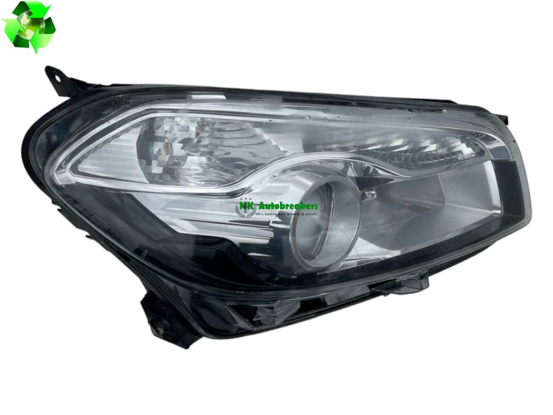 Nissan qashqai headlight complete right 26010br01b genuine 2013