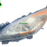 Mazda 3 Headlight Headlamp BDG7-51040 Left Genuine 2009-2013
