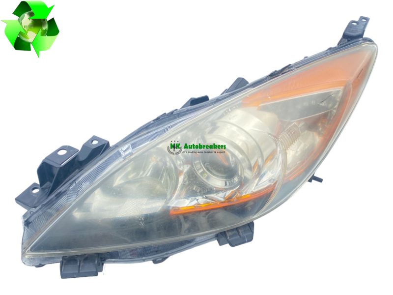 Mazda 3 headlight headlamp bdg7-51040 left genuine 2009-2013