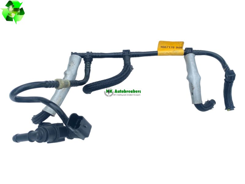 Nissan juke 1. 5 injector fuel return hose 166717694r genuine 2016