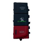 Peugeot 508 Alarm SOS Control Switch 96661782ZD Genuine 2014
