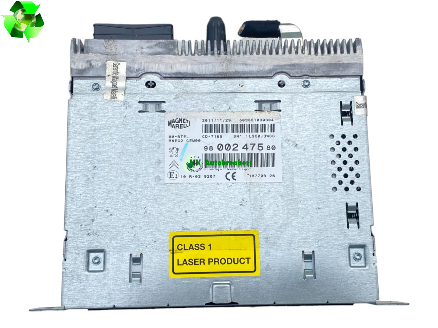 Peugeot 508 SAT NAV Multimedia Head Unit 9800247580 Genuine 2014