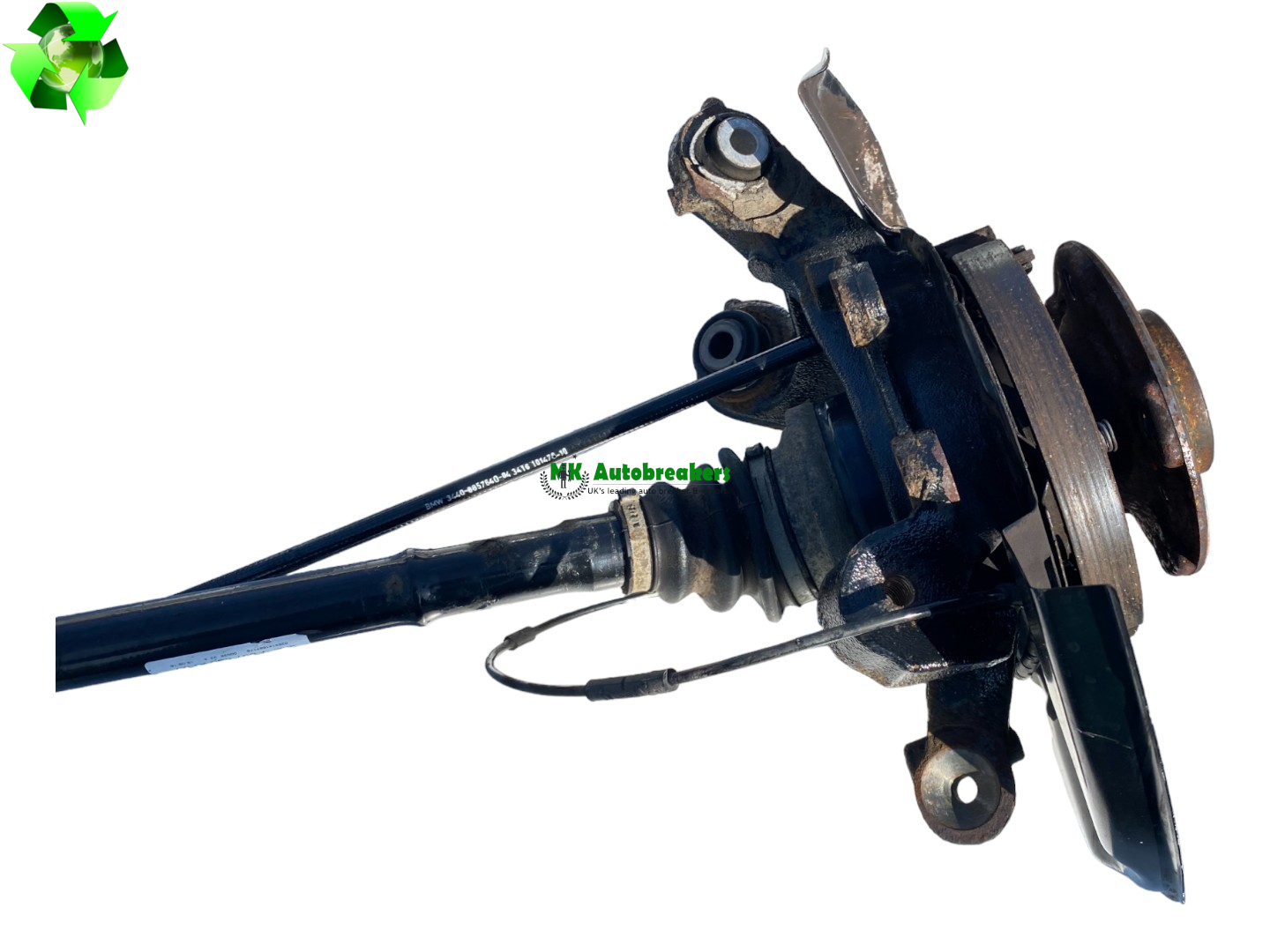 BMW 4 Series F33 Driveshaft Wheel Hub Set 7597689 Rear Left Genuine 2017