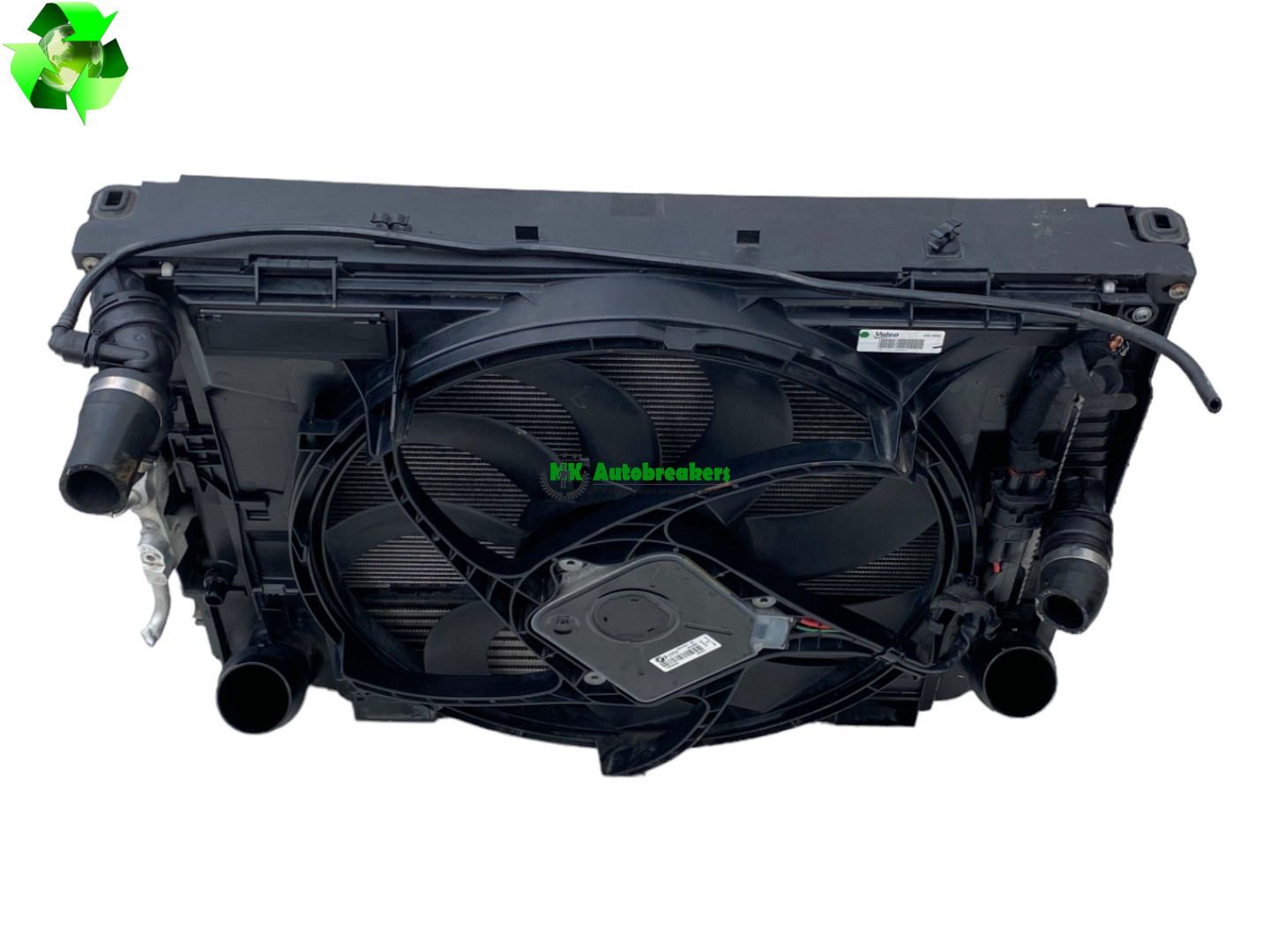 BMW 4 Series F33 Radiator Condenser Fan Pack 17118673370 Complete Genuine 2017 (4)