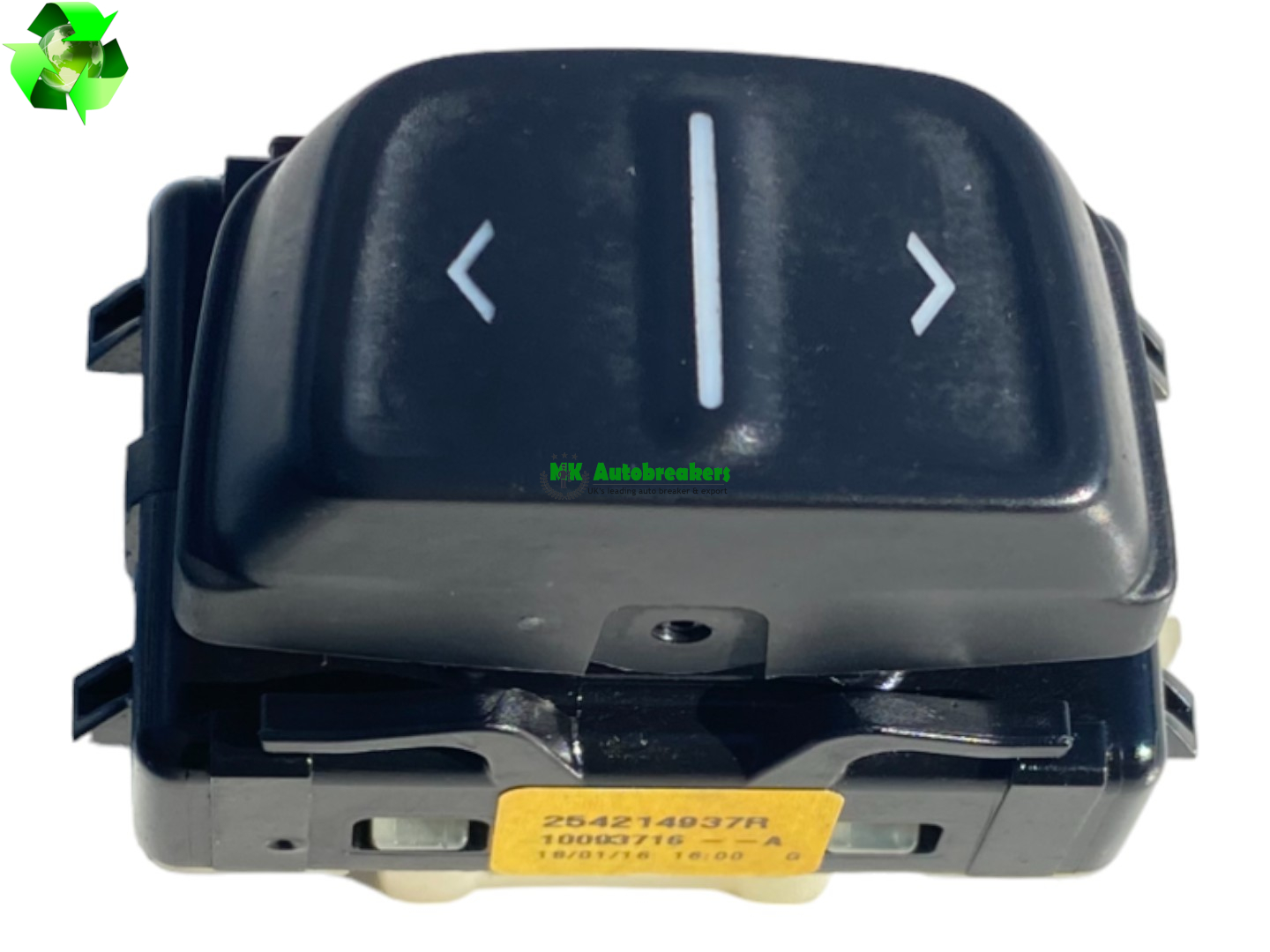 Dacia Sandero Window Switch 254214937R Front Left Genuine 2016