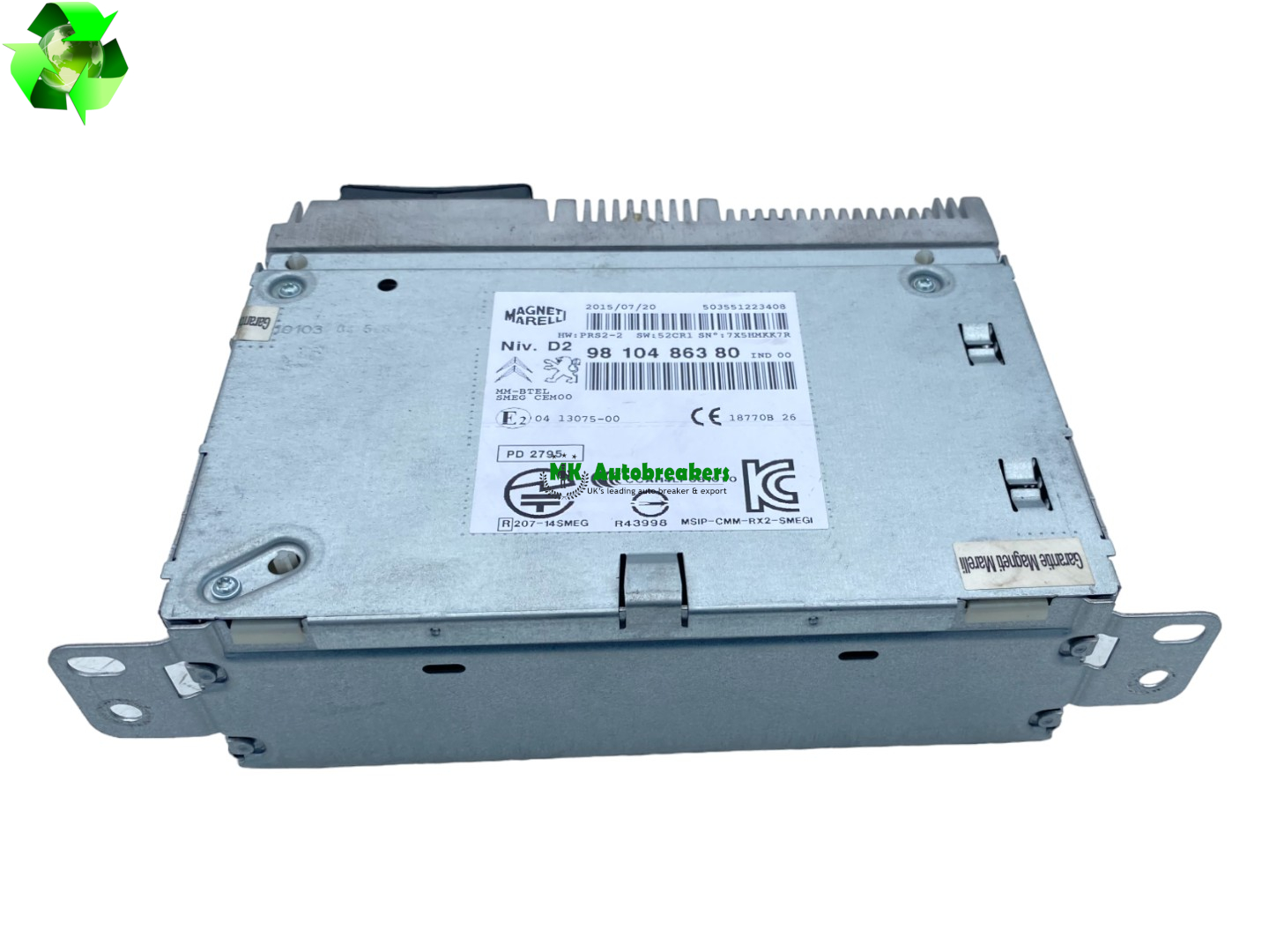 Citroen C4 Grand Picasso SAT NAV Multimedia Head Unit 9810486380 Genuine 2015