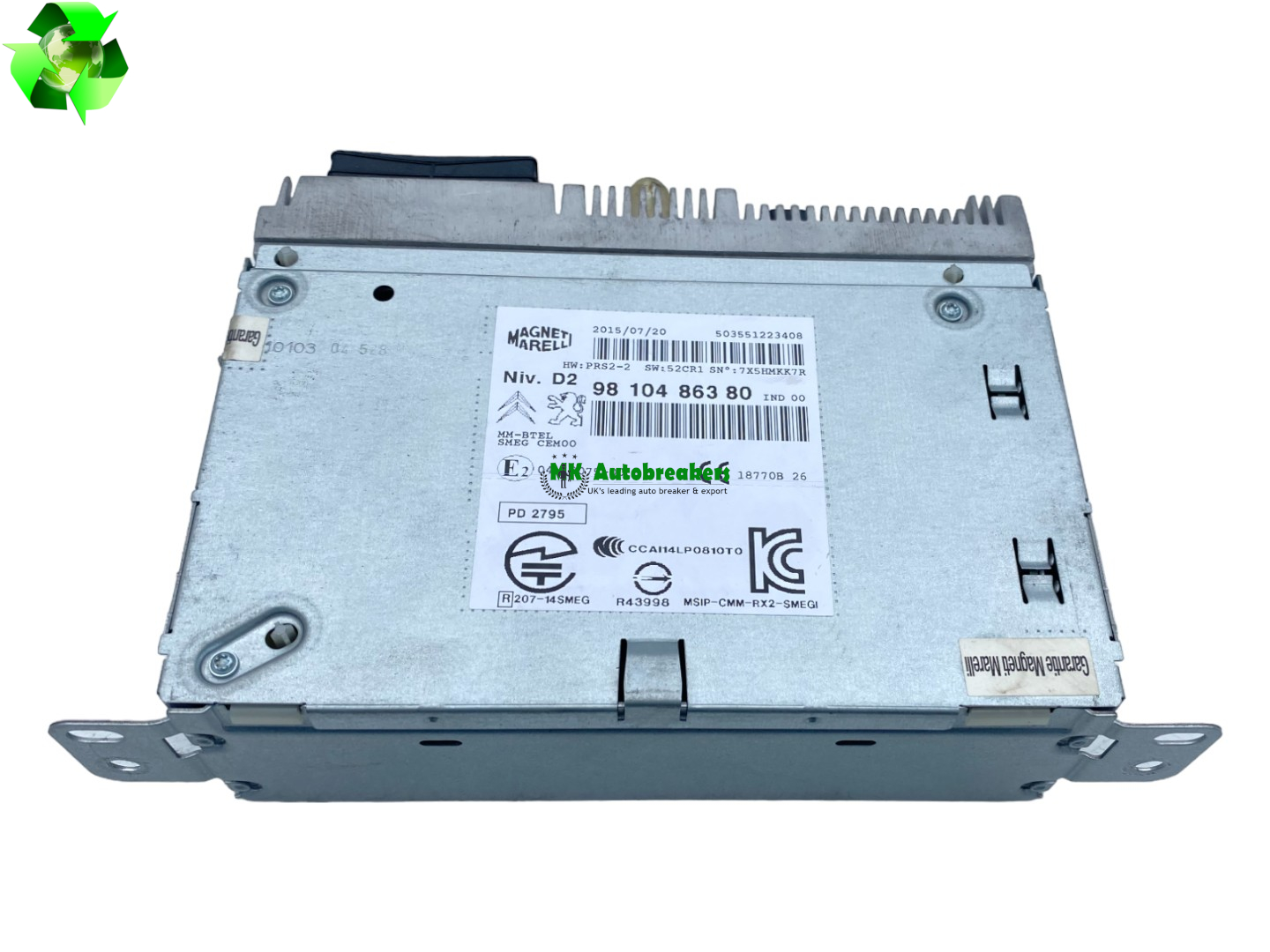 Citroen C4 Grand Picasso SAT NAV Multimedia Head Unit 9810486380 Genuine 2015